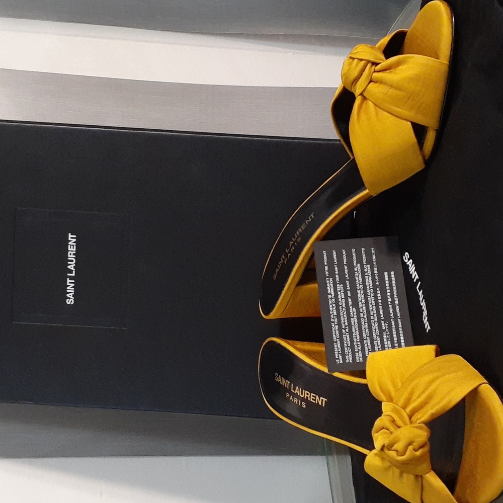 Saint Laurent Bianca 75 Mule